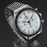 Omega Speedmaster Professional Moonwatch 310.30.42.50.04.001 42MM Steel White Dial Full Set WARRANTY