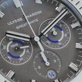 Ulysse Nardin Diver 1503-170LE-1A-GW/3A 44MM Titanium Grey Dial Full Set WARRANTY