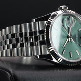Rolex Datejust 36 Dated 2026 126234 36MM Steel Mint Green Dial Full Set WARRANTY