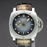 Panerai Submersible Navy Seal PAM01518 44MM Steel Grey Dial Full Set WARRANTY