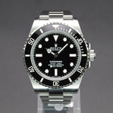 Rolex Submariner No Date Box 124060 41MM Steel Black Dial Full Set WARRANTY