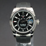 Rolex Sky-Dweller 336239 42MM White Gold Black Dial Full Set WARRANTY
