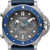 Panerai Submersible Chrono Guillaume Nery Edition - 47mm - Brushed Titanium - PAM00982