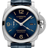 Panerai Luminor 1950 3 Days GMT Automatic Acciaio 44mm Blue - PAM01033