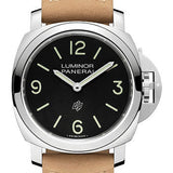 Panerai Luminor Base Logo - 44mm - Polished Steel - Black Dial - PAM01086