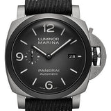 Panerai Luminor Marina 44mm - Guillaume Nery Edition - Sandblasted Titanium Dmls - Shaded Black Dial - PAM01122