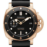 Panerai Submersible Goldtech™ - 42mm - Polished Goldtech - Sun-Brushed Black Dial Dial - PAM01164