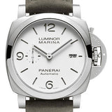 Panerai Luminor Marina - 44mm - Brushed Steel - White Dial - PAM01314