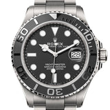 Rolex Yacht Master 42 Intense Black Dial Titanium Mens Watch 226627