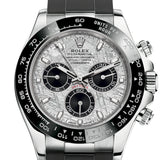 Rolex Cosmograph Daytona Meteorite Dial White Gold Oysterflex Men's Watch 116519LN
