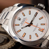 Rolex Milgauss White Dial Full Set WARRANTY