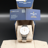 Breitling Navitimer B01 Chronograph AB0139/211G1P1 41MM Silver Full Set WARRANTY