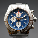 Breitling Super Avenger II A1337111/C871 48MM Blue Dial Full Set WARRANTY