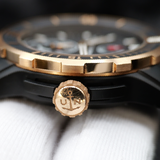Ulysse Nardin Diver Chronometer Titanium & 18K Rose Gold 1185-170/BLACK 44mm Black Dial WARRANTY