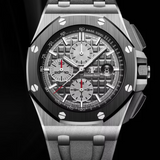 Audemars Piguet Royal Oak Offshore Chronograph Titanium + Red / Grey XL Straps