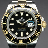 2020 Rolex Sea-Dweller 43MM Black Dial Two-Tone Oyster Bracelet