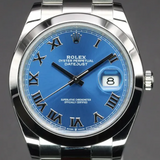 2021 Rolex Datejust 41MM Blue Dial Oyster Bracelet (126300)