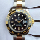2015 Rolex GMT-Master II 40MM Black Dial Two-Tone Oyster Bracelet (116713LN)