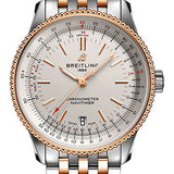 Breitling Breitling Navitimer Automatic 38 Watch - Steel & Red Gold - Silver Dial - Steel and Red Gold Bracelet - U17325211G1U1