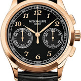 Patek Philippe Complications 39.4mm Black Opaline Arabic Rose Gold Leather - 5170R-010