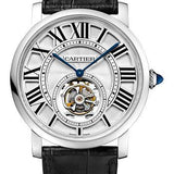 Cartier Rotonde de Cartier Flying Tourbillon Watch - 40 mm White Gold Case - W1556216