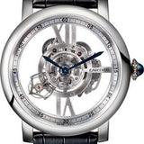 Cartier Rotonde de Cartier Astrotourbillon Skeleton Watch - 47 mm White Gold Case - W1556250