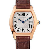 Cartier Tortue Watch - 30 mm Pink Gold Case - Brown Alligator Strap - W1556360