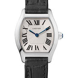 Cartier Tortue Watch - 30 mm White Gold Case - Black Alligator Strap - W1556361