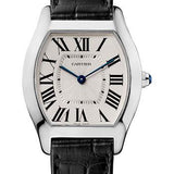 Cartier Tortue Watch - 39 mm White Gold Case - Black Alligator Strap - W1556363