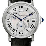 Cartier Rotonde De Cartier Large Date Second Time-Zone Watch - 42 mm Steel Case - W1556368