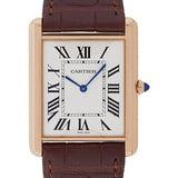 Cartier Tank Louis Cartier Watch - Extra large Pink Gold Case - Brown Alligator Strap - W1560017