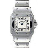 Cartier Santos de Cartier Galbee Watch - Small Steel Case - And Steel Bracelet - W20056D6