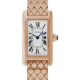 Cartier Tank Americaine Small Model Watch - 19 x 34.8 mm Pink Gold Case - W2620031