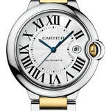 Cartier Ballon Bleu de Cartier Watch - 42.1 mm Steel Case - Yellow Gold And Steel Bracelet - W2BB0022