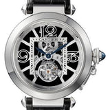 Cartier Pasha de Cartier Numbered Edition of 100 Watch - 42 mm White Gold Case - Gray Dial - Black Alligator Strap - W3030021