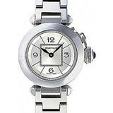 Cartier Miss Pasha Watch - 27 mm Steel Case - Silver Dial - W3140007