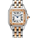 Cartier Panthere de Cartier Watch - 22 mm Steel And Pink Gold Case - Diamond Bezel - W3PN0006