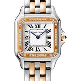 Cartier Panthere de Cartier Watch - 27 mm Steel And Pink Gold Case - Diamond Bezel - W3PN0007