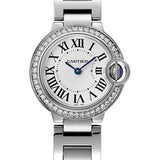 Cartier Ballon Bleu de Cartier Watch - 28 mm Steel Case - Diamond Bezel - W4BB0015