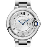 Cartier Ballon Bleu de Cartier Watch - 33 mm Steel Case - Diamond Dial - W4BB0020