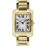 Cartier Tank Anglaise Watch - Small Yellow Gold Case - W5310014