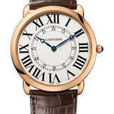 Cartier Ronde Louis Cartier 42 MM Watch - 42 mm Pink Gold Case - Dark Brown Alligator Strap - W6801004