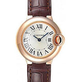 Cartier Ballon Bleu de Cartier Watch - Small Rose Gold Case - Alligator Strap - W6900256