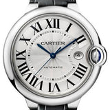 Cartier Ballon Bleu de Cartier 42 MM Watch - 42.1 mm Steel Case - Black Alligator Strap - W69016Z4