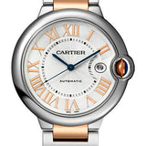 Cartier Ballon Bleu De Cartier Watch - 42 mm Steel And Pink Gold Case - Pink Gold Bracelet - W6920095