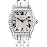 Cartier Tortue Watch - 30 mm White Gold Diamond Case - WA501011