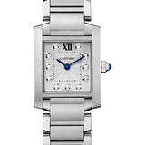 Cartier Tank Francaise Watch - 25.35 mm Steel Case - Diamond Dial - WE110006