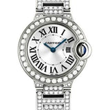 Cartier Ballon Bleu de Cartier Watch - Small White Gold Diamond Case - Diamond Bracelet - WE9003ZA