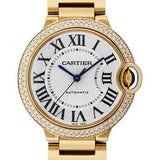 Cartier Ballon Bleu de Cartier Watch - Medium Yellow Gold Case - Diamond Bezel - WE9004Z3