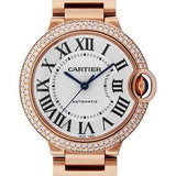 Cartier Ballon Bleu de Cartier Watch - Medium Pink Gold Case - Diamond Bezel - WE9005Z3